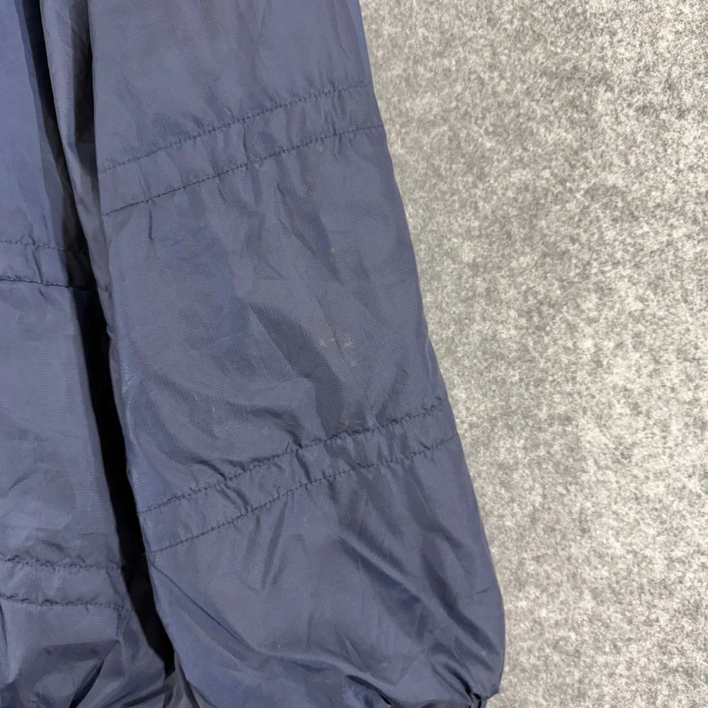 The North Face Mens XL Navy Blue Puffer Jacket Full Zip Insulated Ripstop Coat